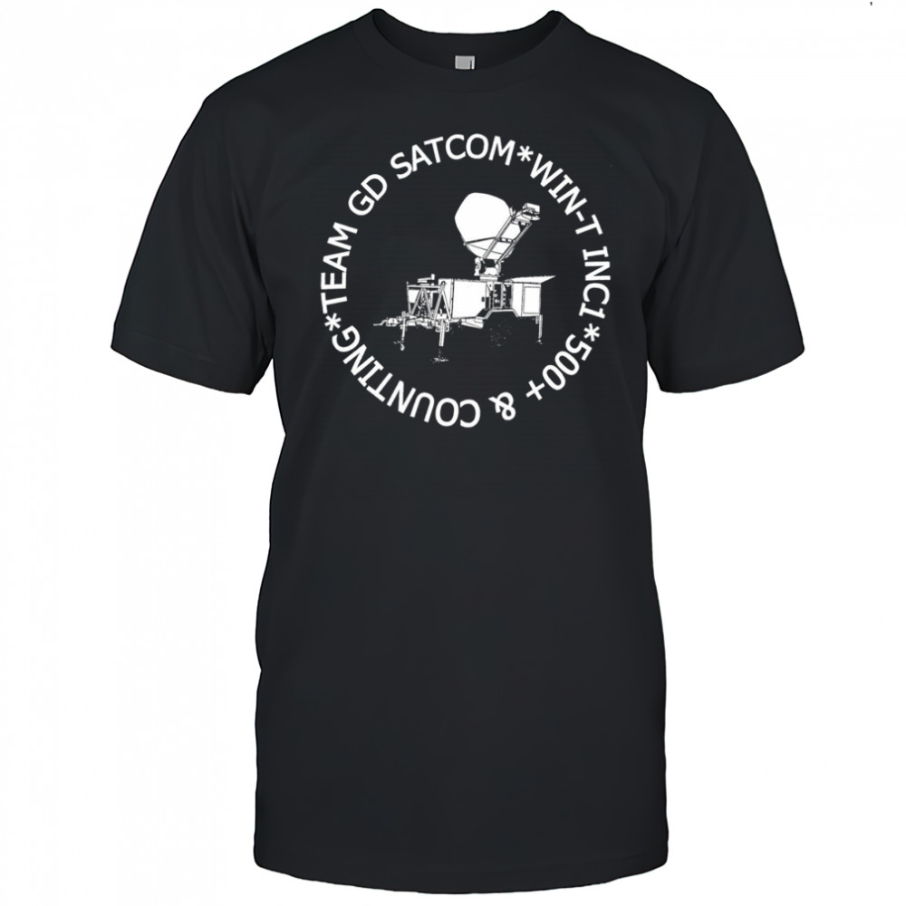 Team General Dynamics Satcom win-t INC1 shirt
