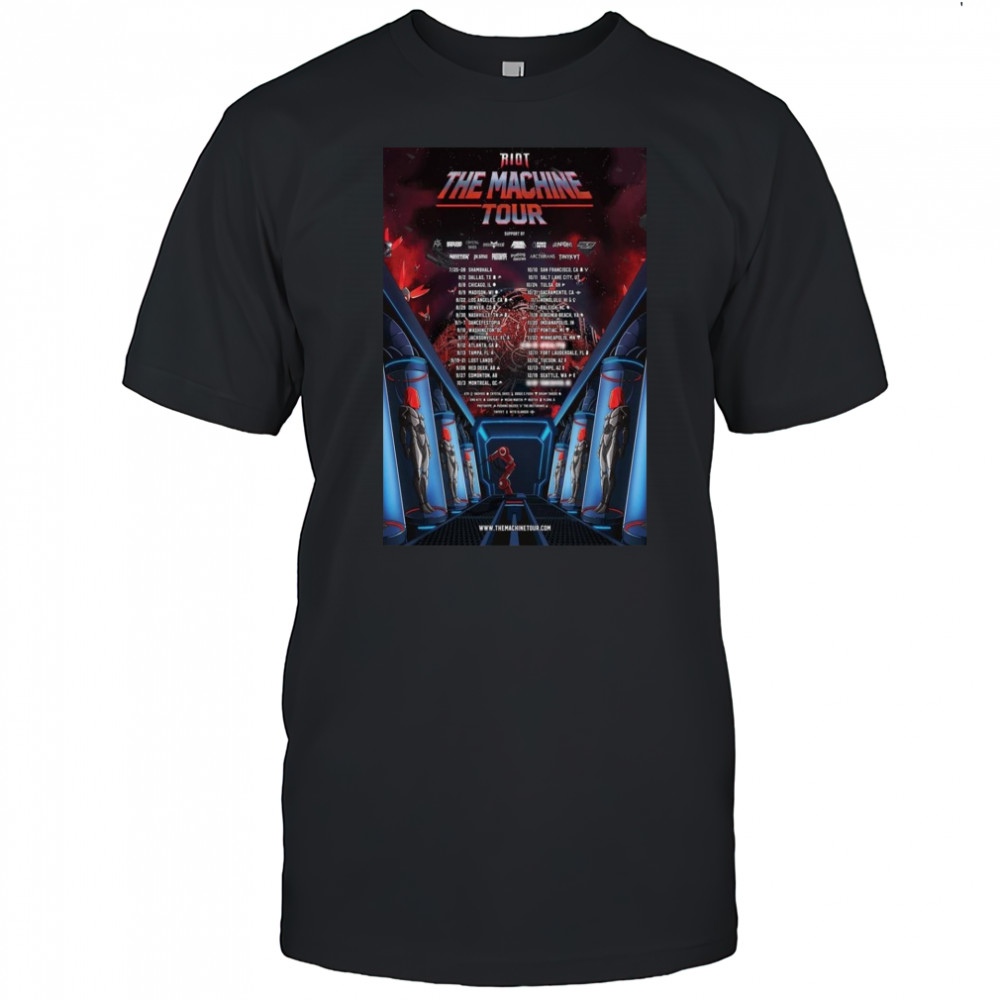 The Machine Tour 2025 RIOT Poster T-Shirt