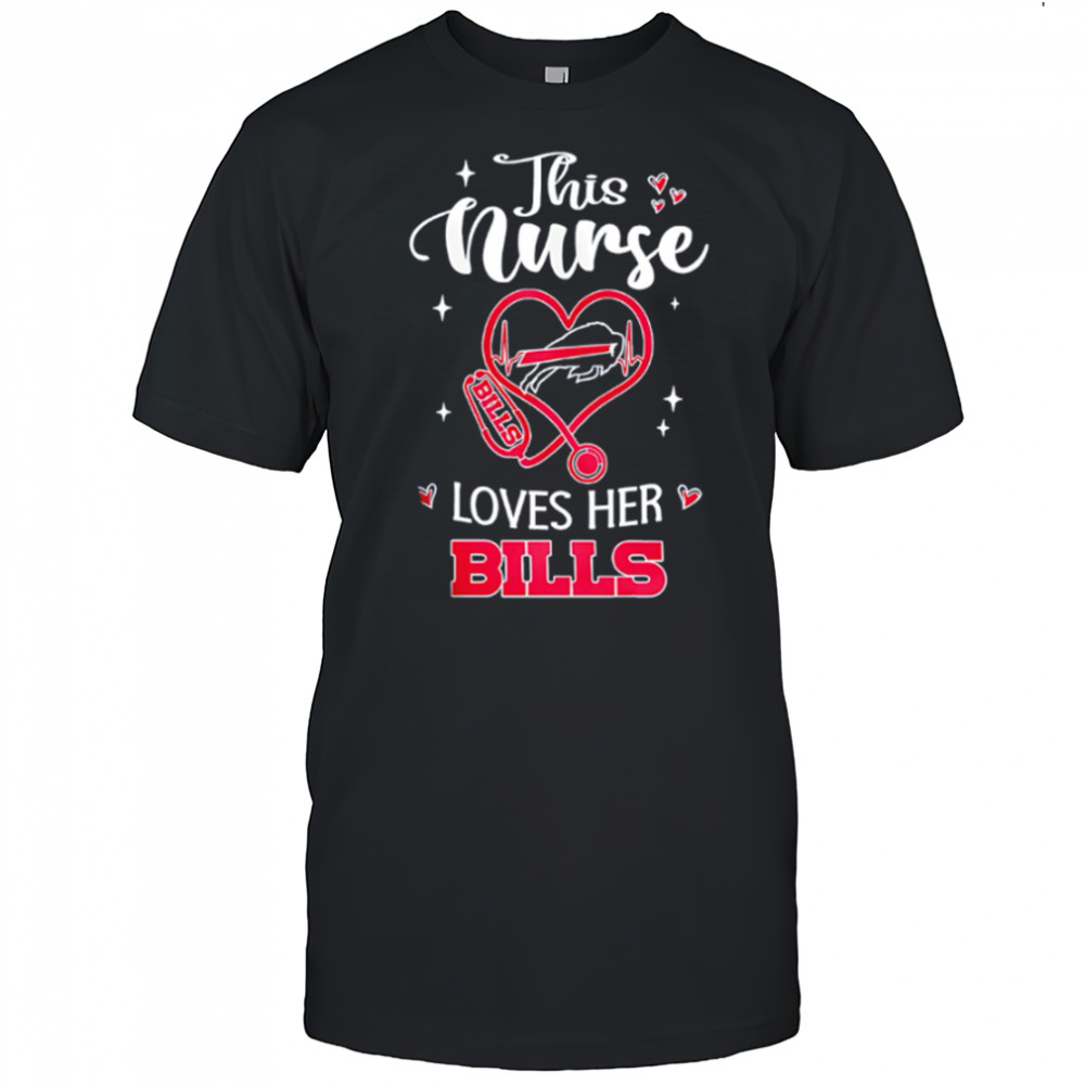 This nurse love her Buffalo Bills shirt
