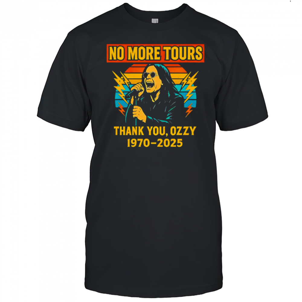 Vintage ozzy osbourne final no more tours shirt