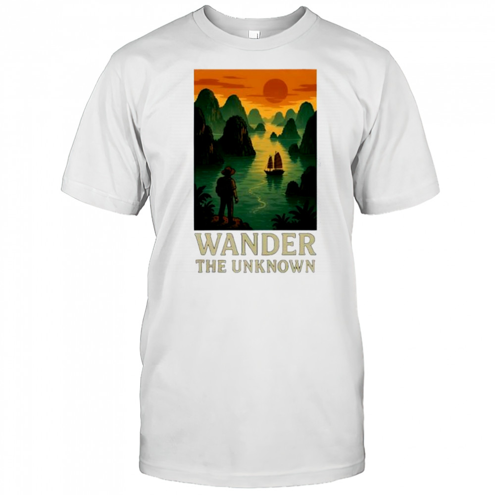 Wander the Unknown ocean ancient shirt