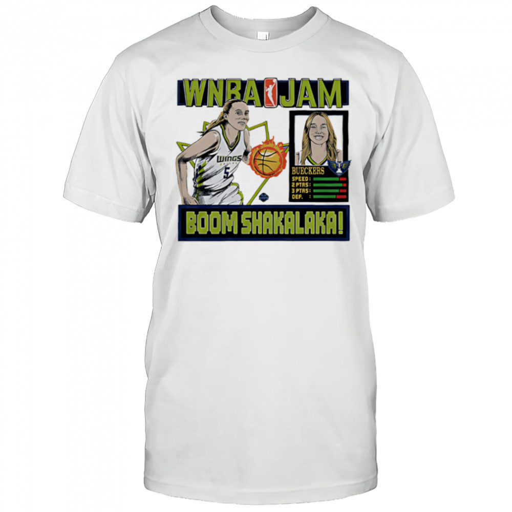 WNBA Jam Wings Paige Bueckers Boom Shakalaka shirt