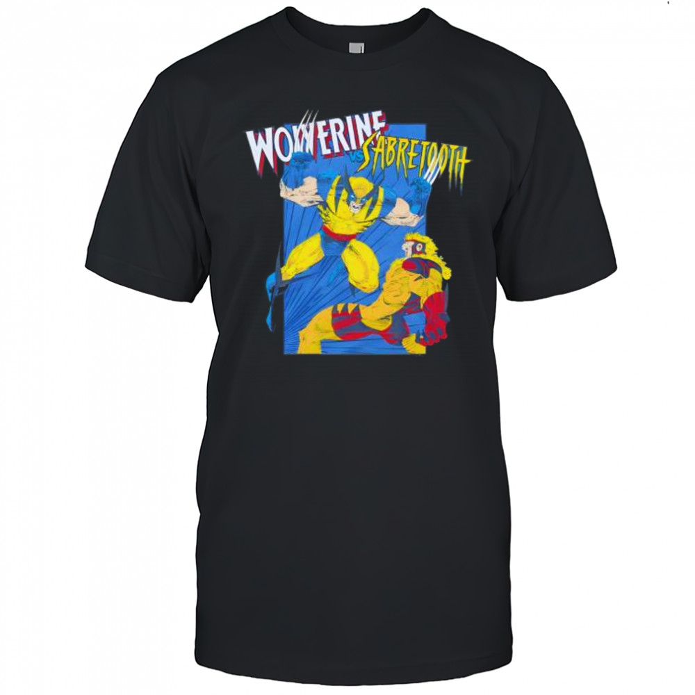X Men Wolverine Vs Sabretooth shirt