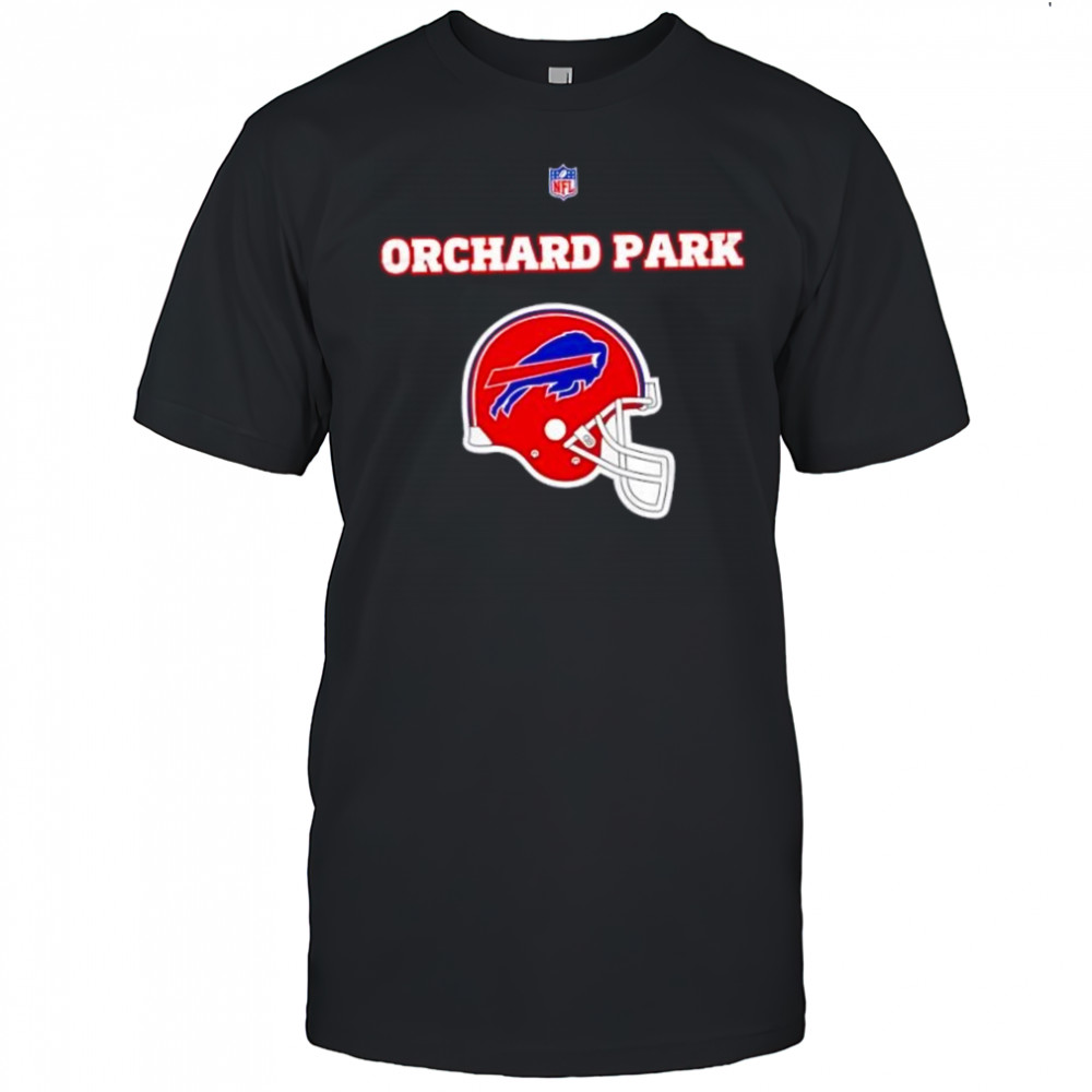 2025 Buffalo Bills Red Helmets Orchard Park Highmark Stadium 2 sided t shirt