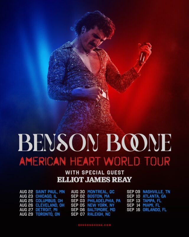 Benson Boone American Heart World Tour 2025 Dates Cities Tickets and Everything Fans Need to Know