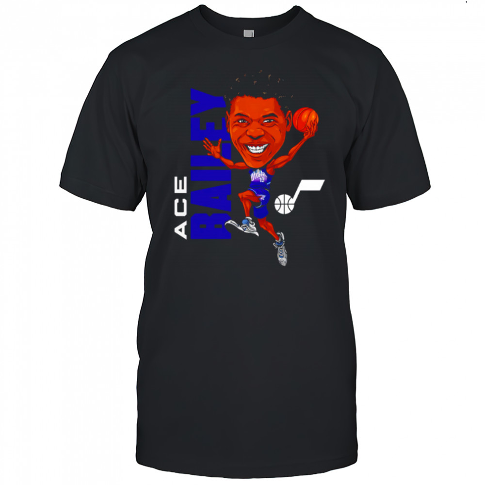 Ace Bailey Utah Jazz Caricature cartoon shirt
