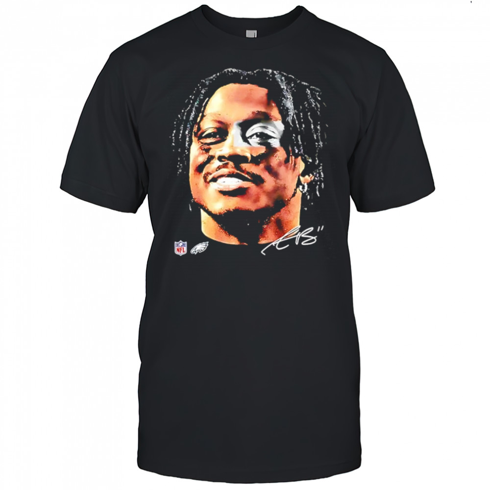 A.J. Brown Philadelphia Eagles Big Head Signature shirt