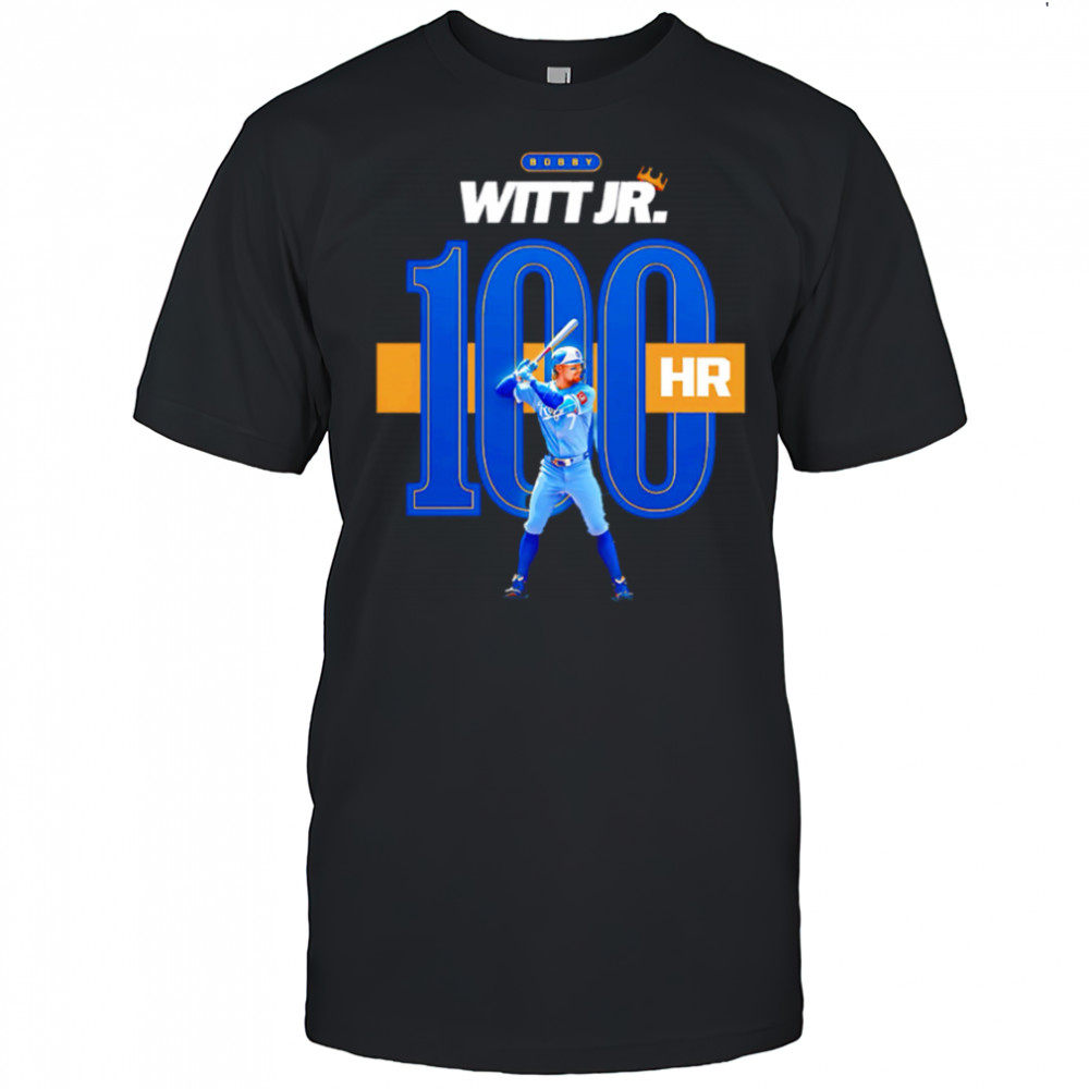 Bobby Witt Jr 100th career HR shirt