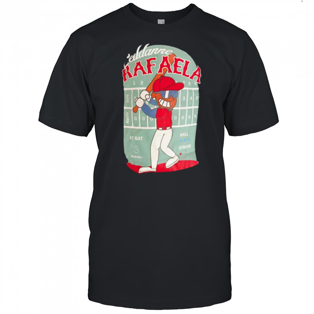 Ceddanne Rafaela Boston Red Sox player baseball cartoon shirt