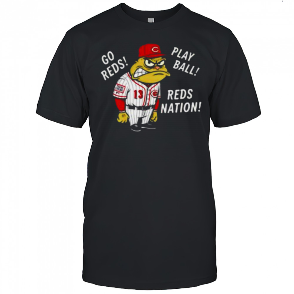 Cincinnati Reds Frog go reds play ball reds nation shirt