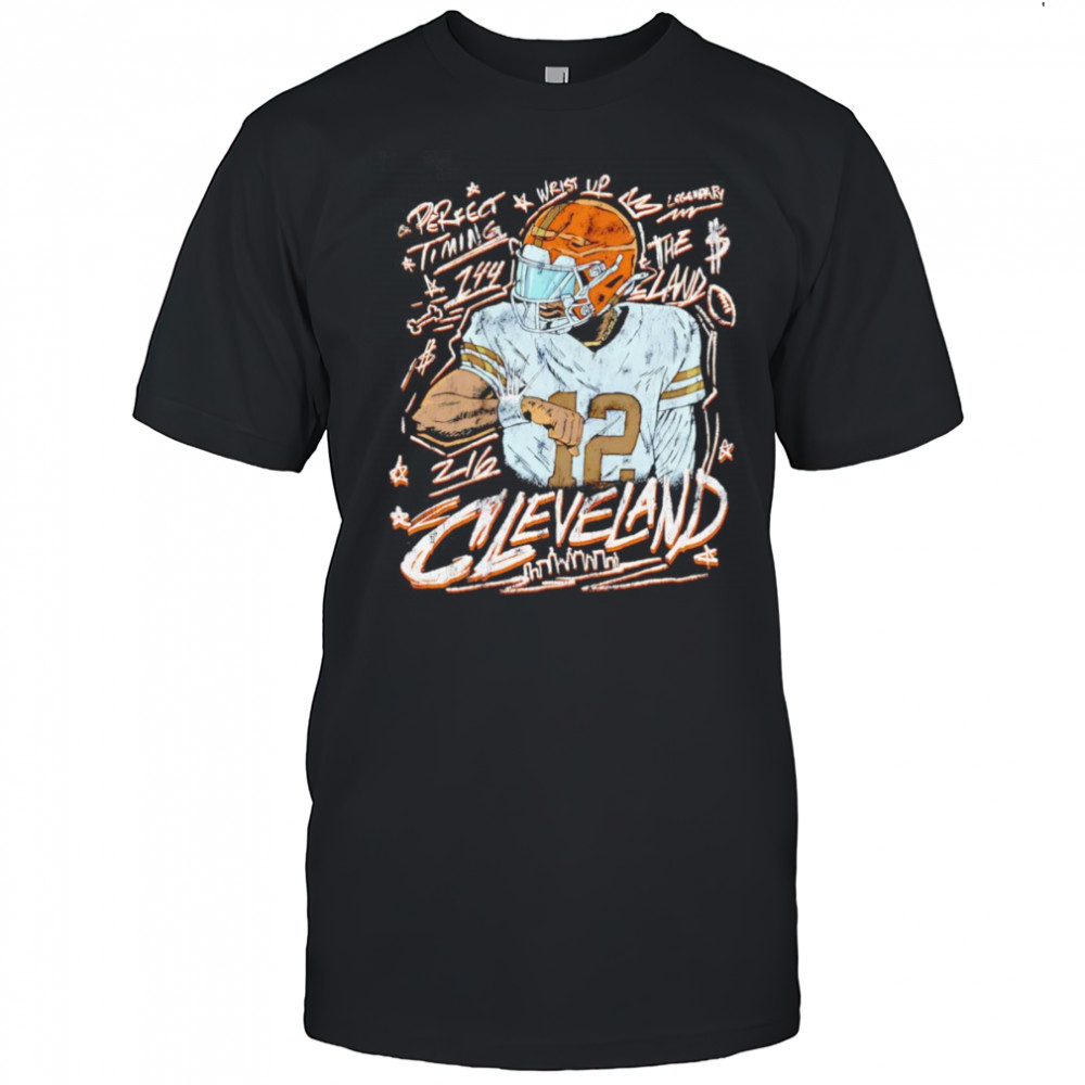Cleveland football perfect timing retro shirt