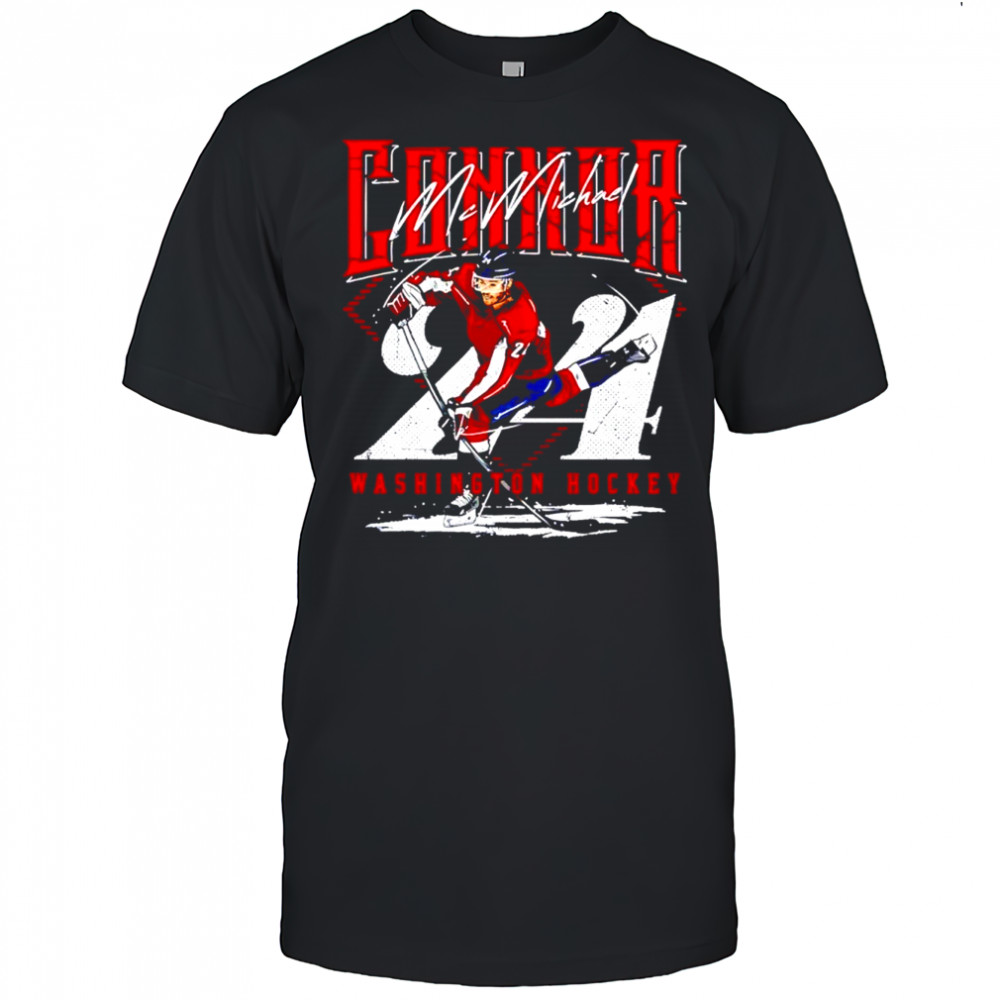Connor McMichael Washington Capitals Hockey signature shirt