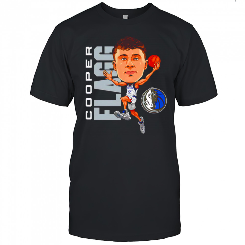 Cooper Flagg Dallas Mavericks Caricature cartoon shirt