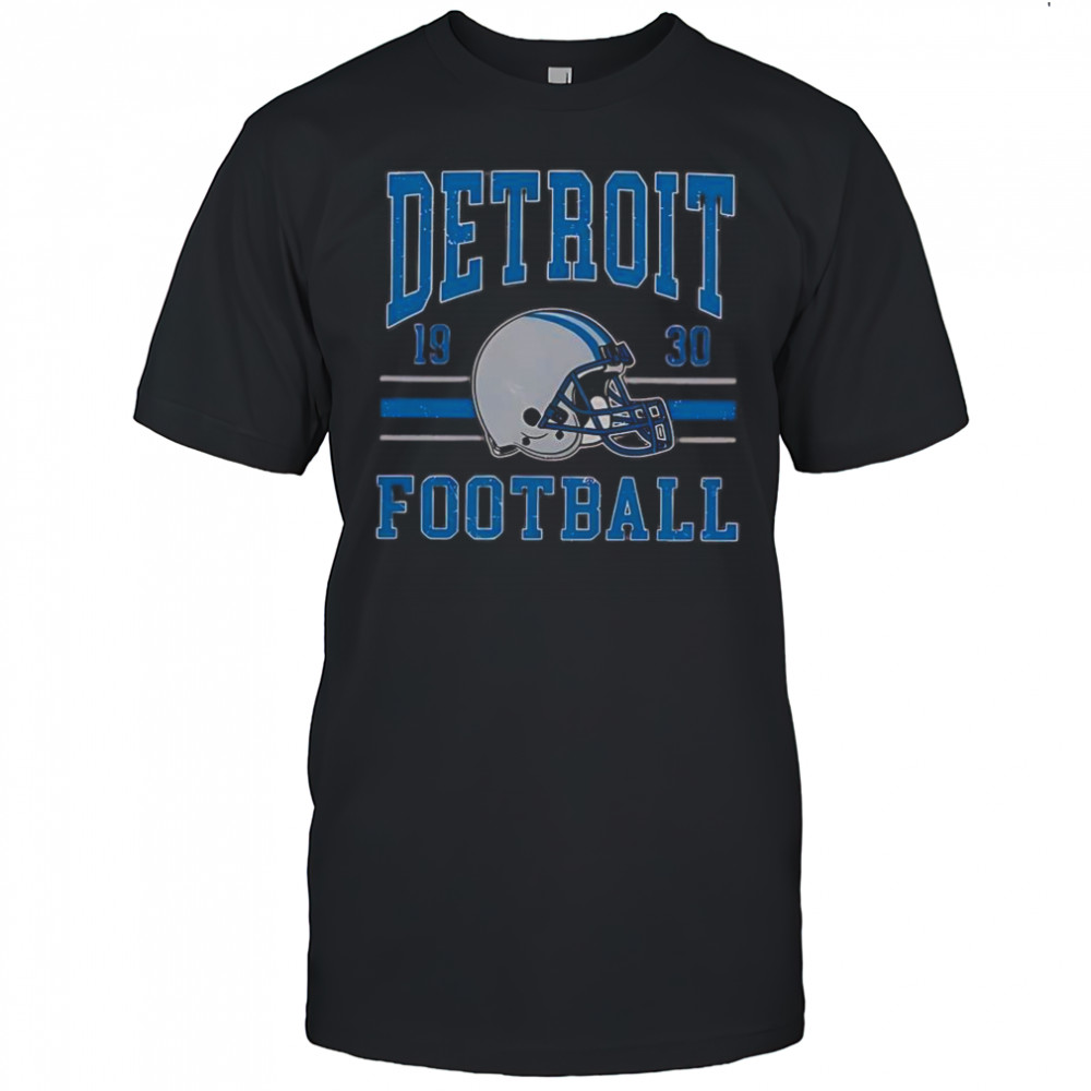 Detroit Football 1930 Helmet Vintage T-Shirt