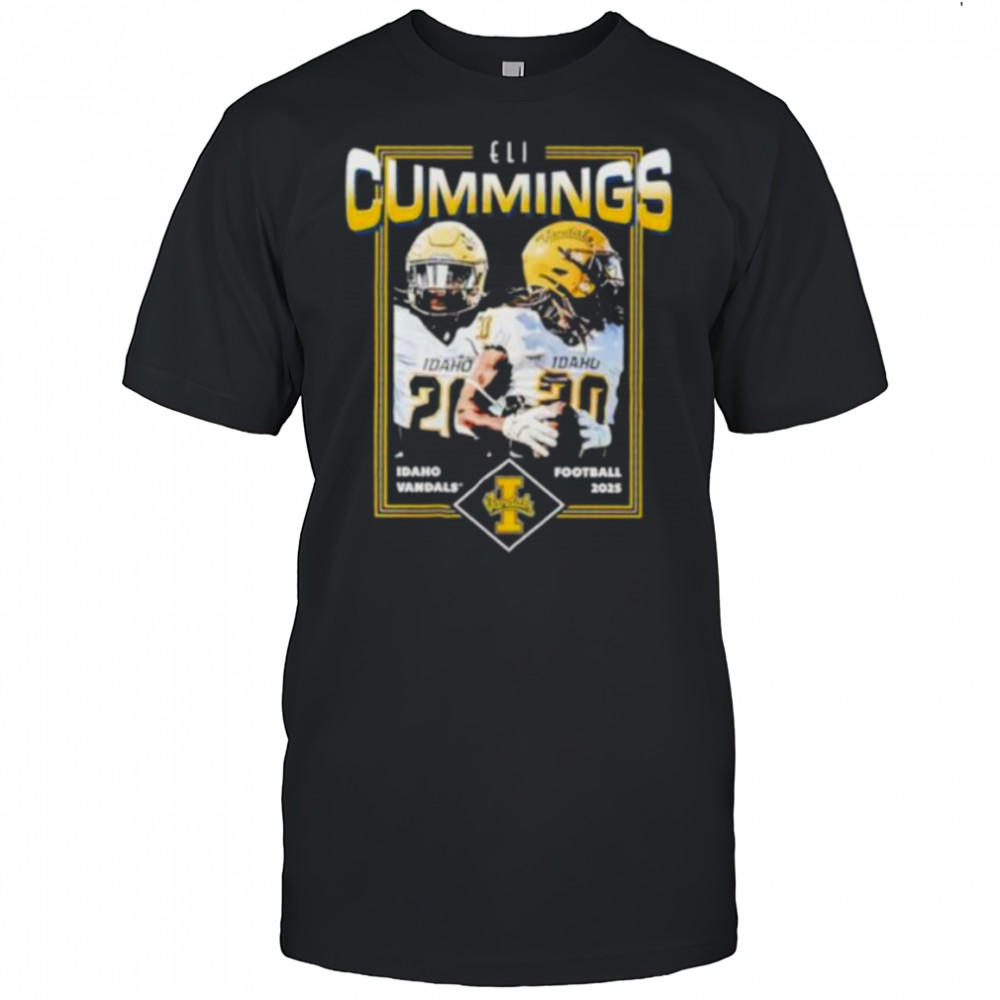 Eli Cummings portrait Idaho Vandals football 2025 shirt