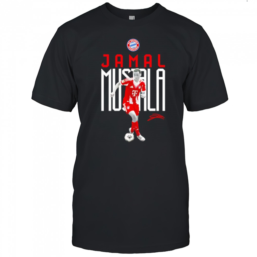 FC Bayern Jamal Musiala player graphic shirt
