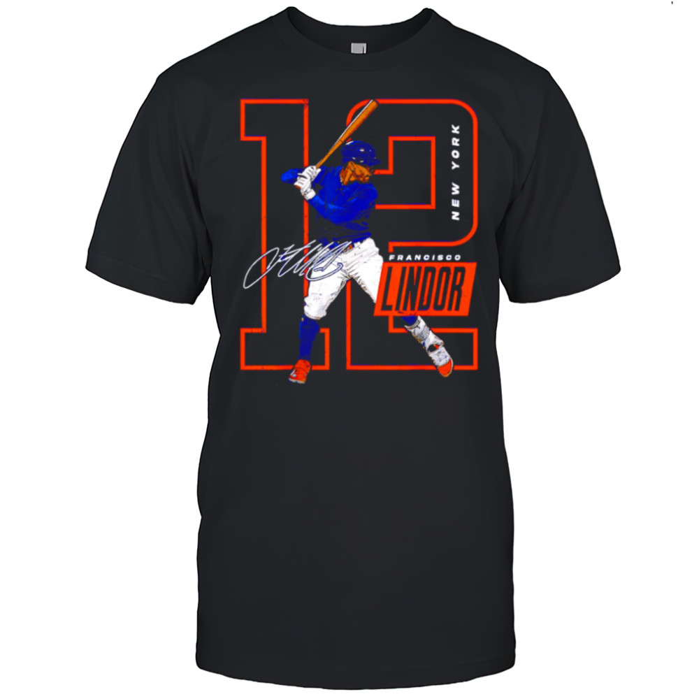 Francisco Lindor #12 New York Baseball MLB Player shirt