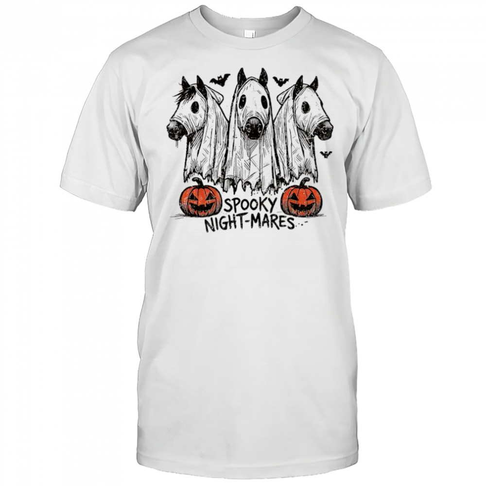 Halloween spooky night mares horse shirt
