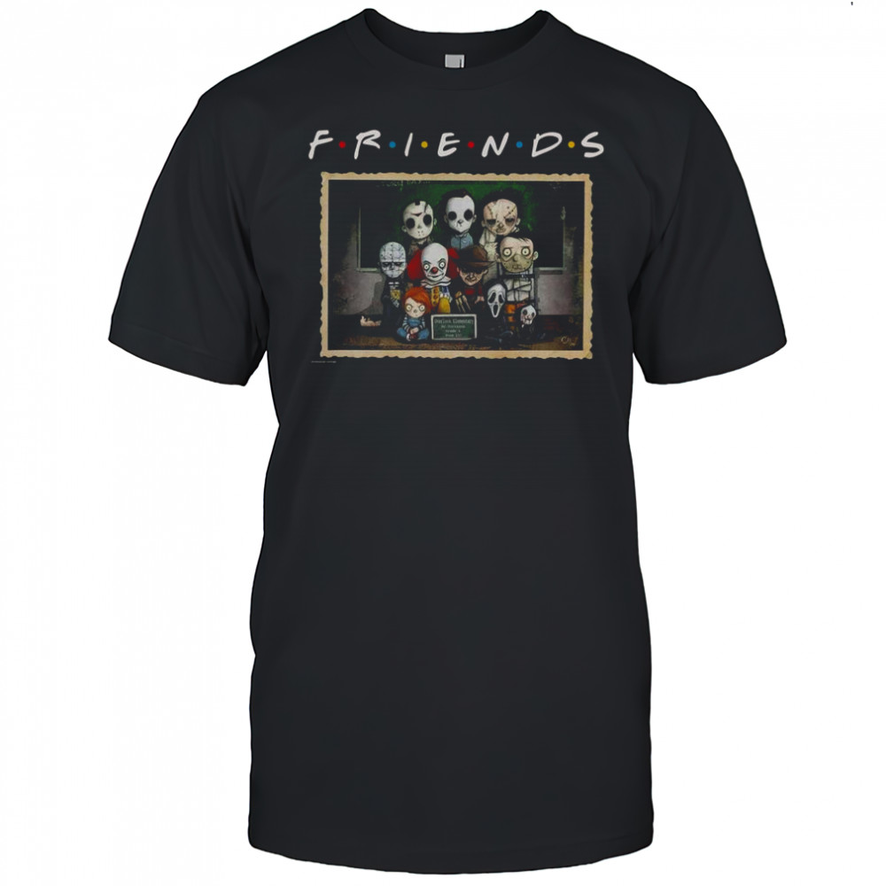 Horror Friends Scary Movie Characters Mashup Parody T-Shirt