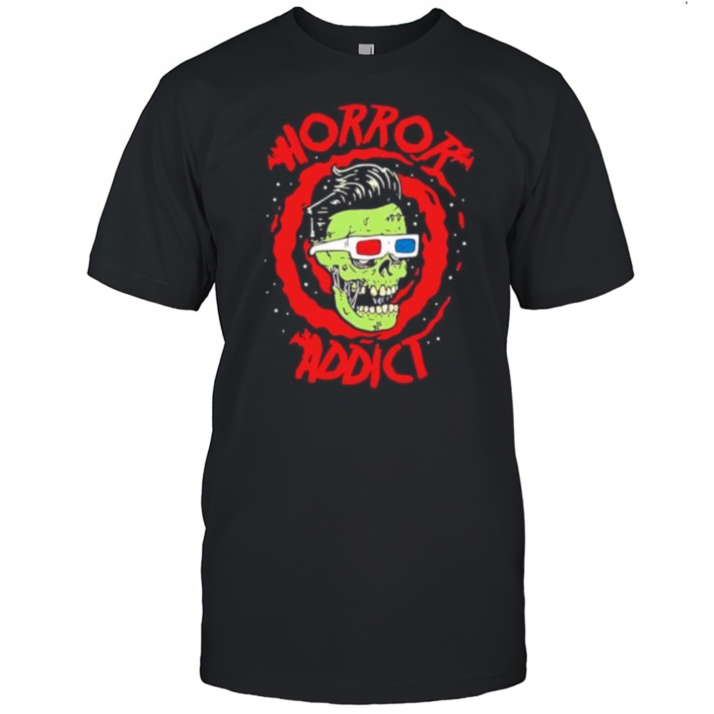 Horror Movie Addict Scary Halloween shirt