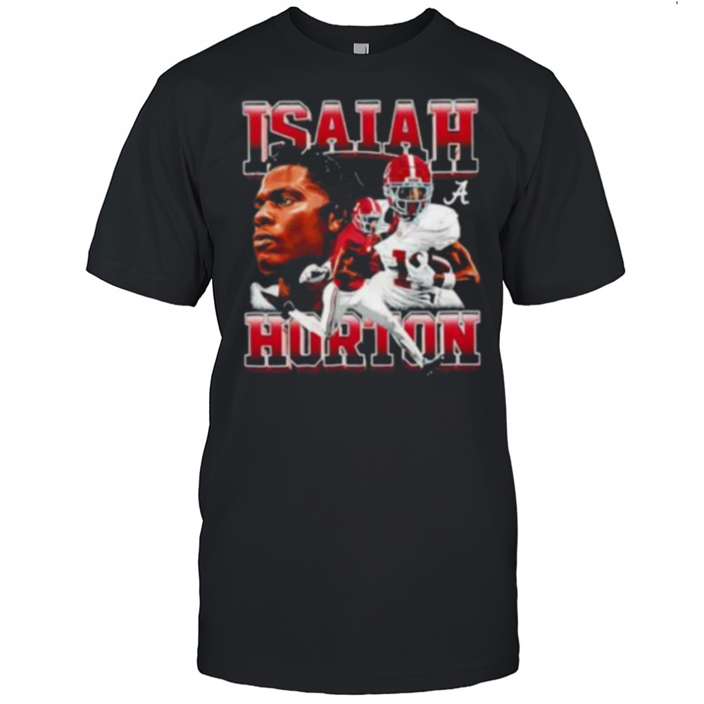 Isaiah Horton University of Alabama football graphic vintage shirt