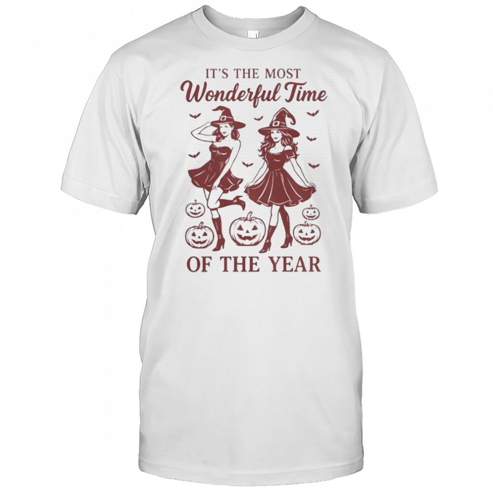 It’s The Most Wonderful Time Of The Year Halloween Witch T-Shirt