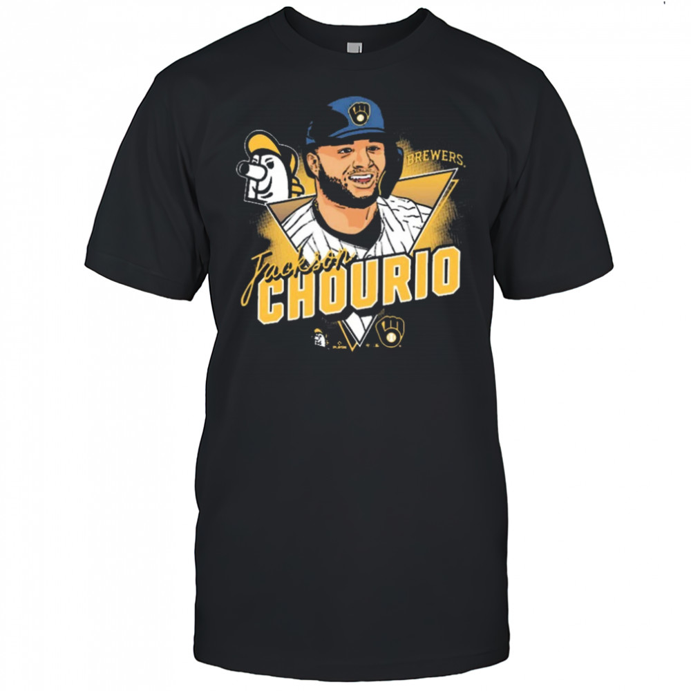 Jackson Chourio Milwaukee Brewers Baseball MLB Player Fan Gear 2025 t-shirt