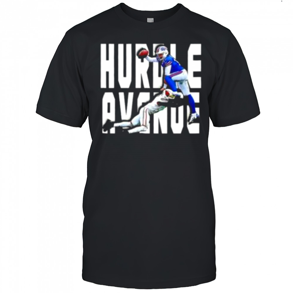 Josh Allen hurdle avenue Buffalo Bills shirt