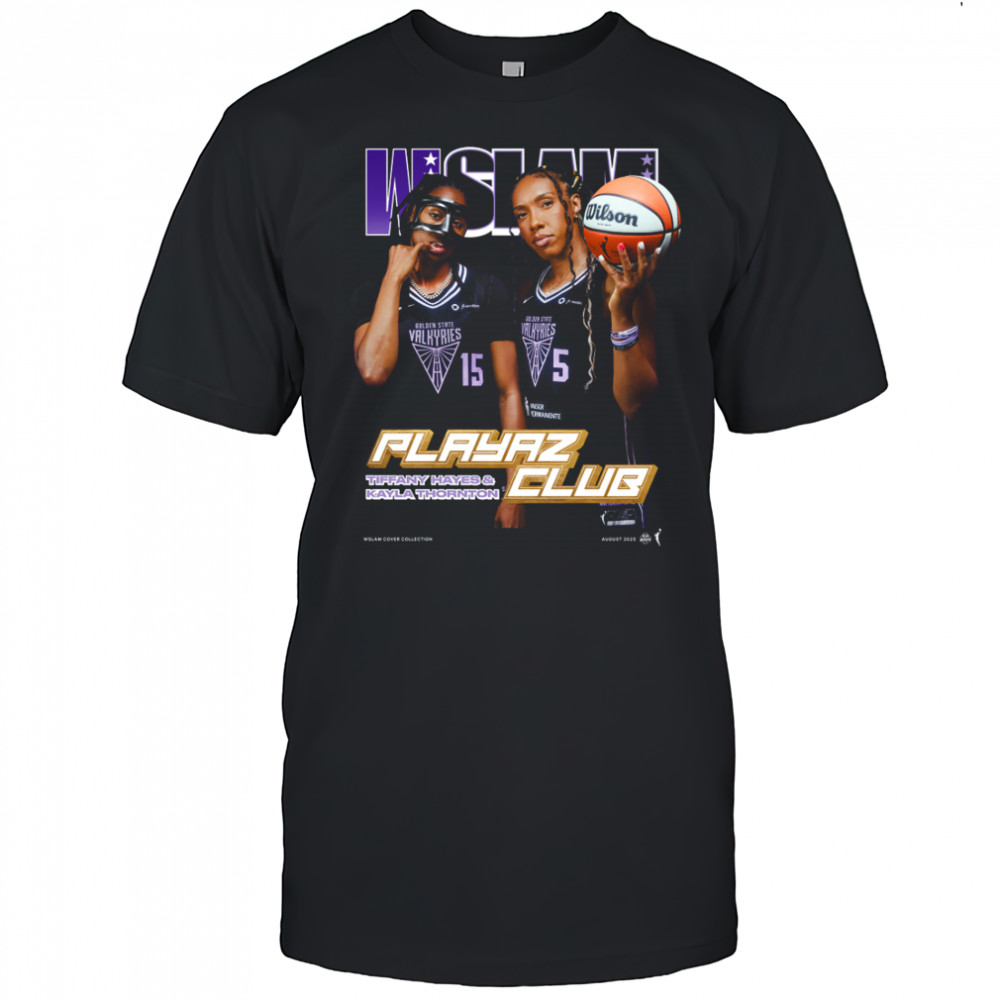 Kayla Thornton & Tiffany Hayes Golden State Valkyries SLAM Unisex Cover T Shirt