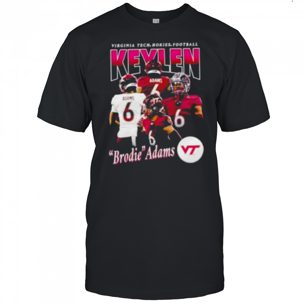 Keylen Adams Brodie Virginia Tech Hokies Football Vintage shirt