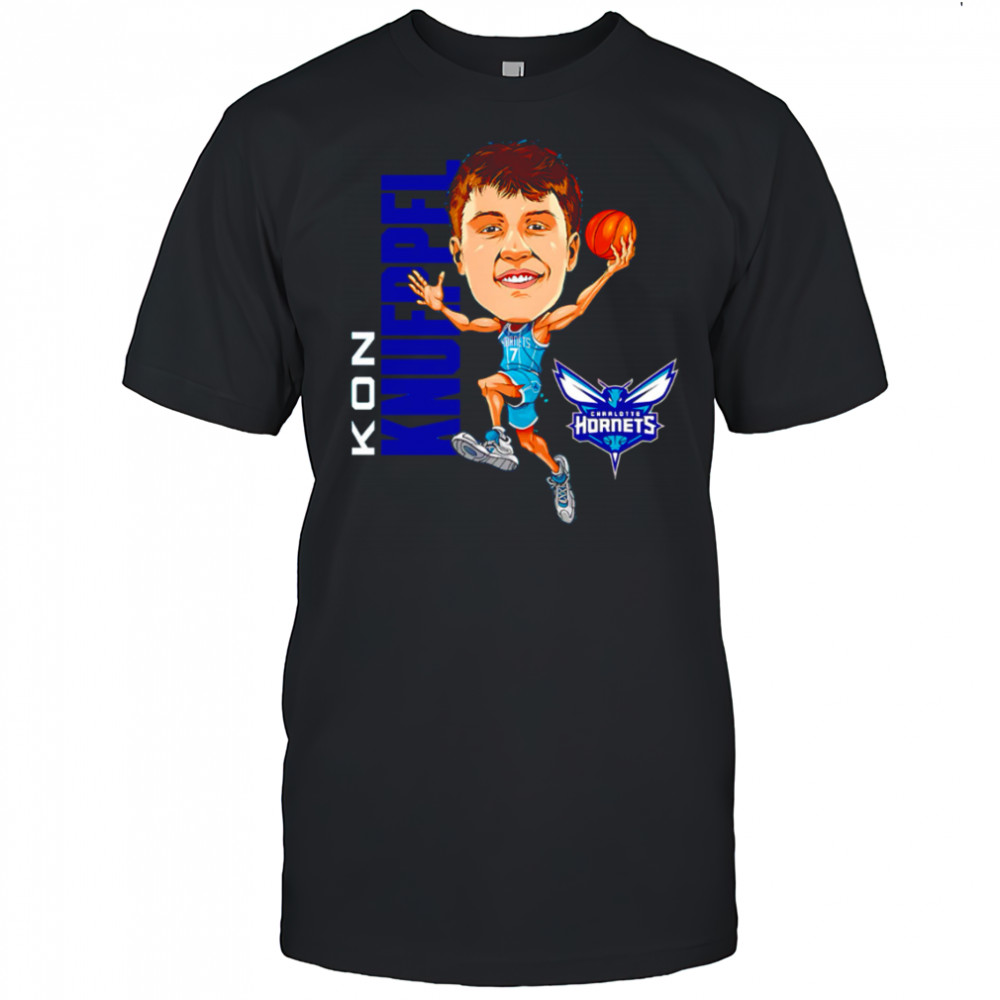 Kon Knueppel Charlotte Hornets Caricature cartoon shirt