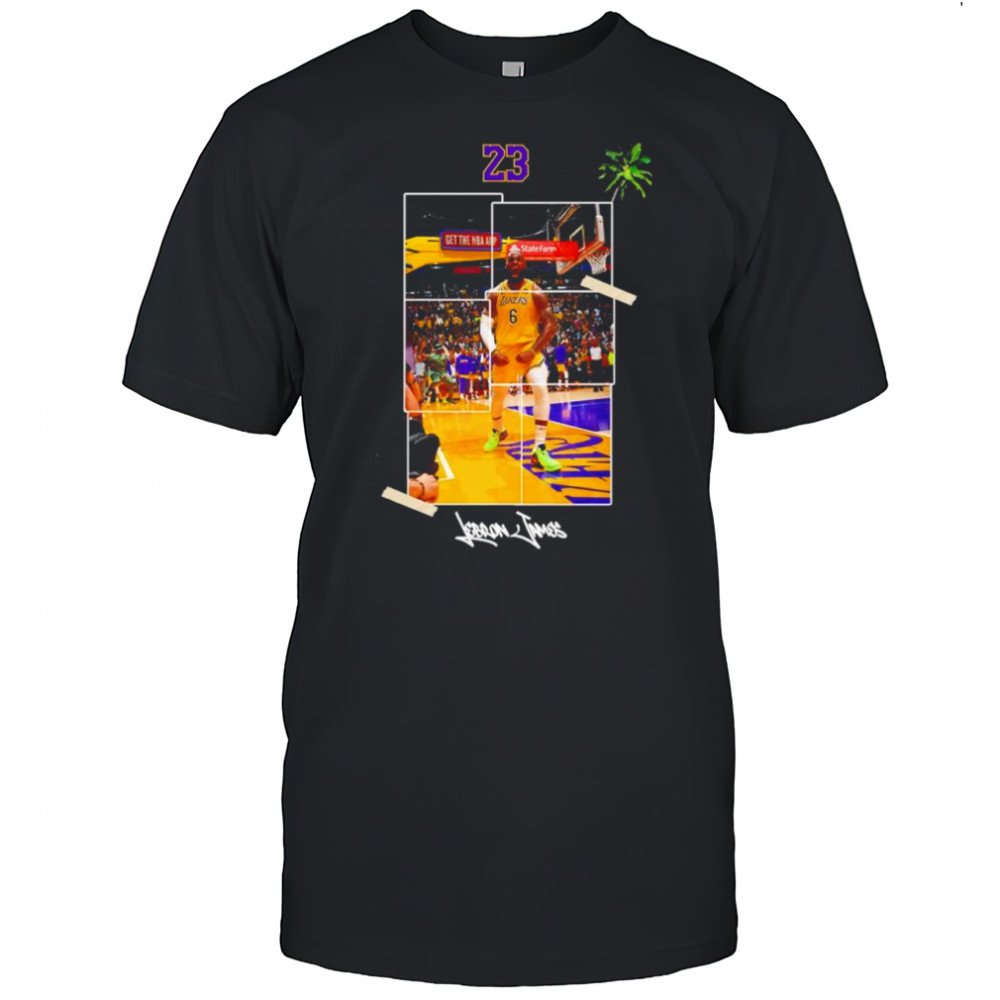 LeBron Los Angeles Lakers basketball Artwork shirt