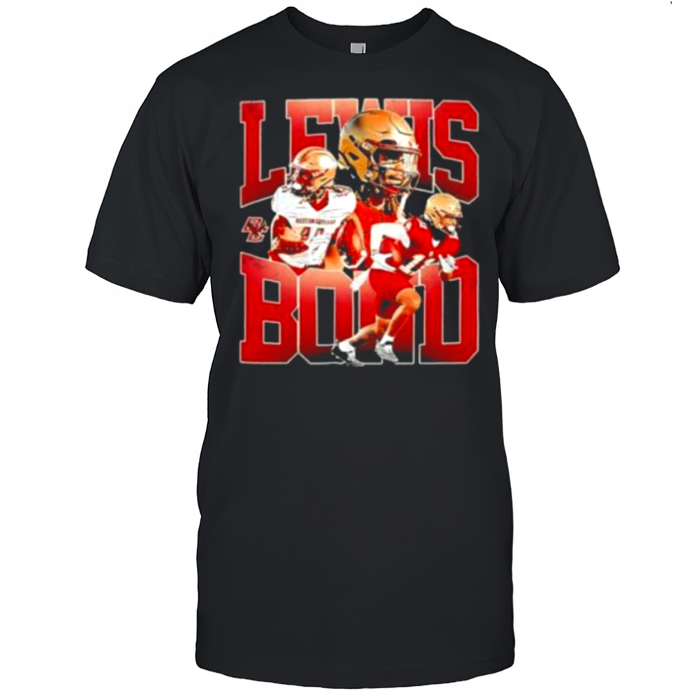 Lewis Bond Boston College Eagles football graphic shirt
