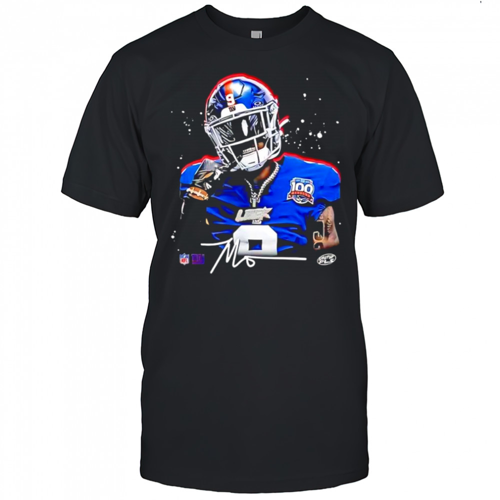 Malik Nabers NFL superstar pose signature shirt