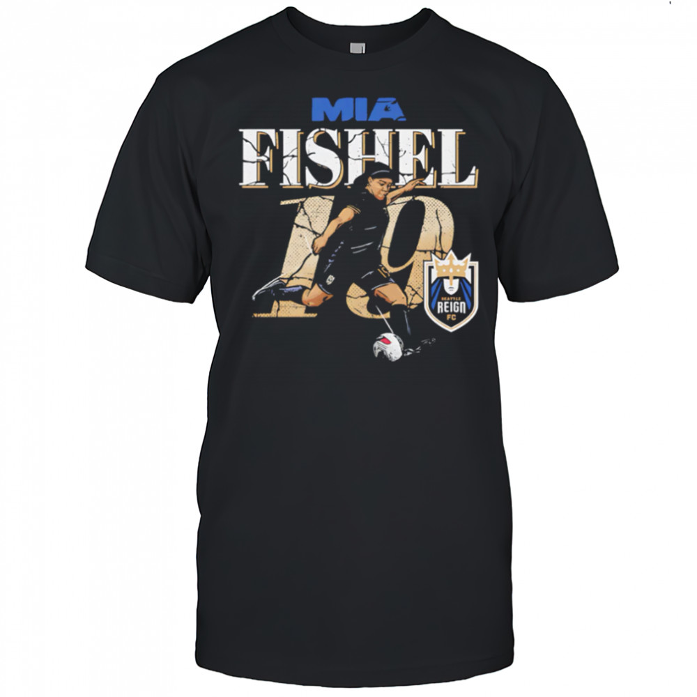 Mia Fishel Seattle Reign Cracked Number 19 American soccer player shirt