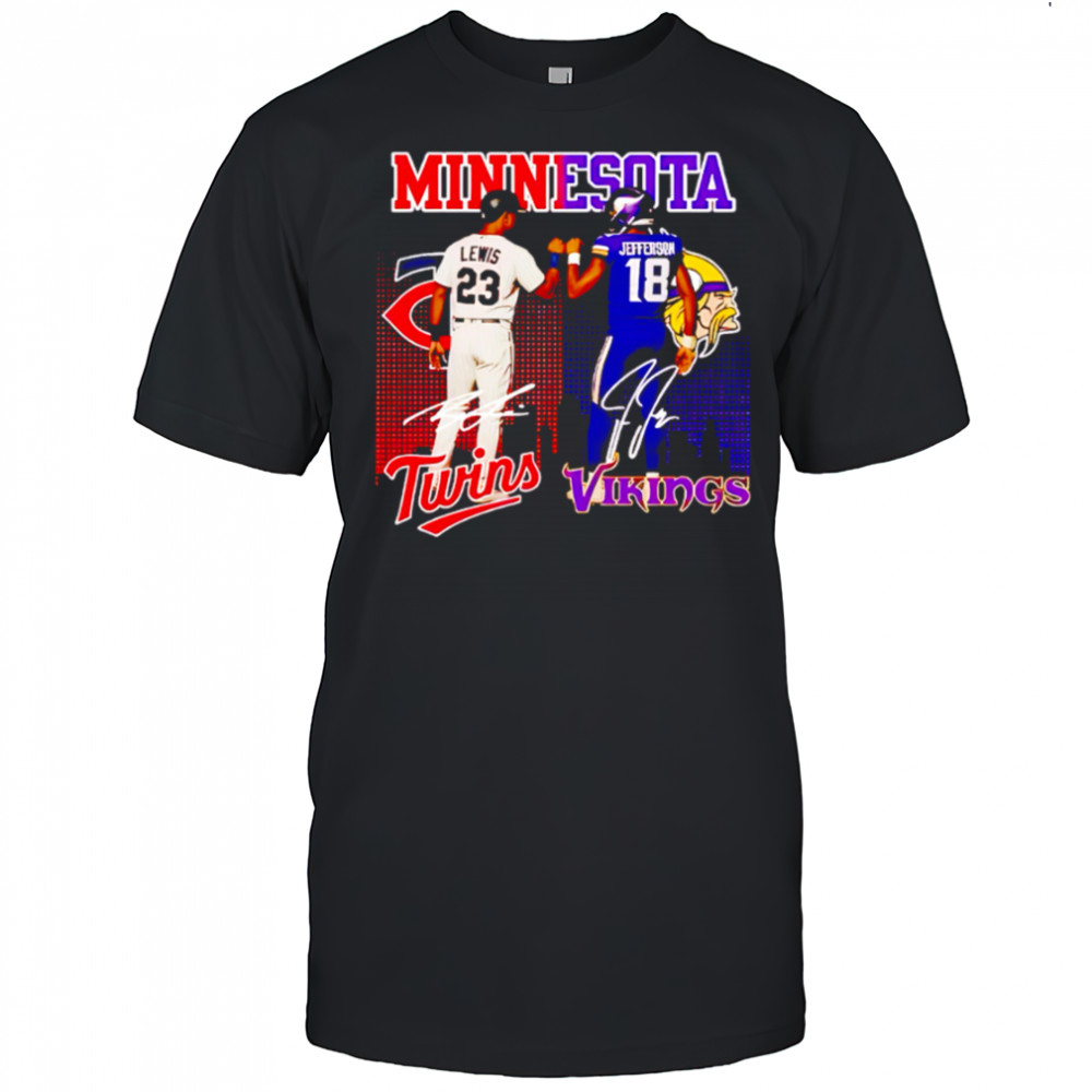 Minnesota Royce Lewis Minnesota Twins and Justin Jefferson Minnesota Vikings shirt
