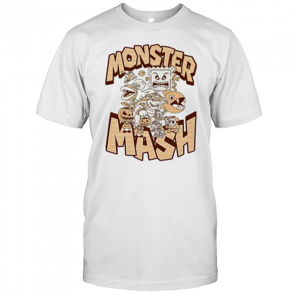 Monster Mash Halloween style game villain shirt