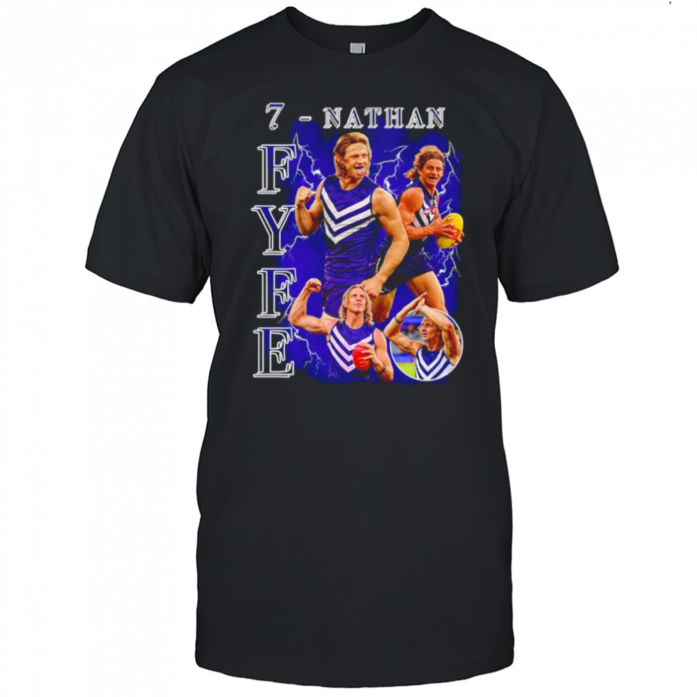 Nathan Fyfe #7 lightning bootleg shirt