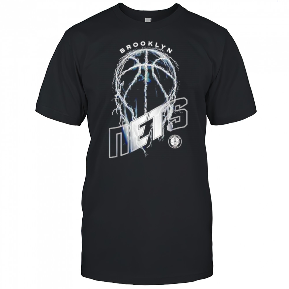 NBA Brooklyn Nets Lightning Bolt Basketball Logo shirt