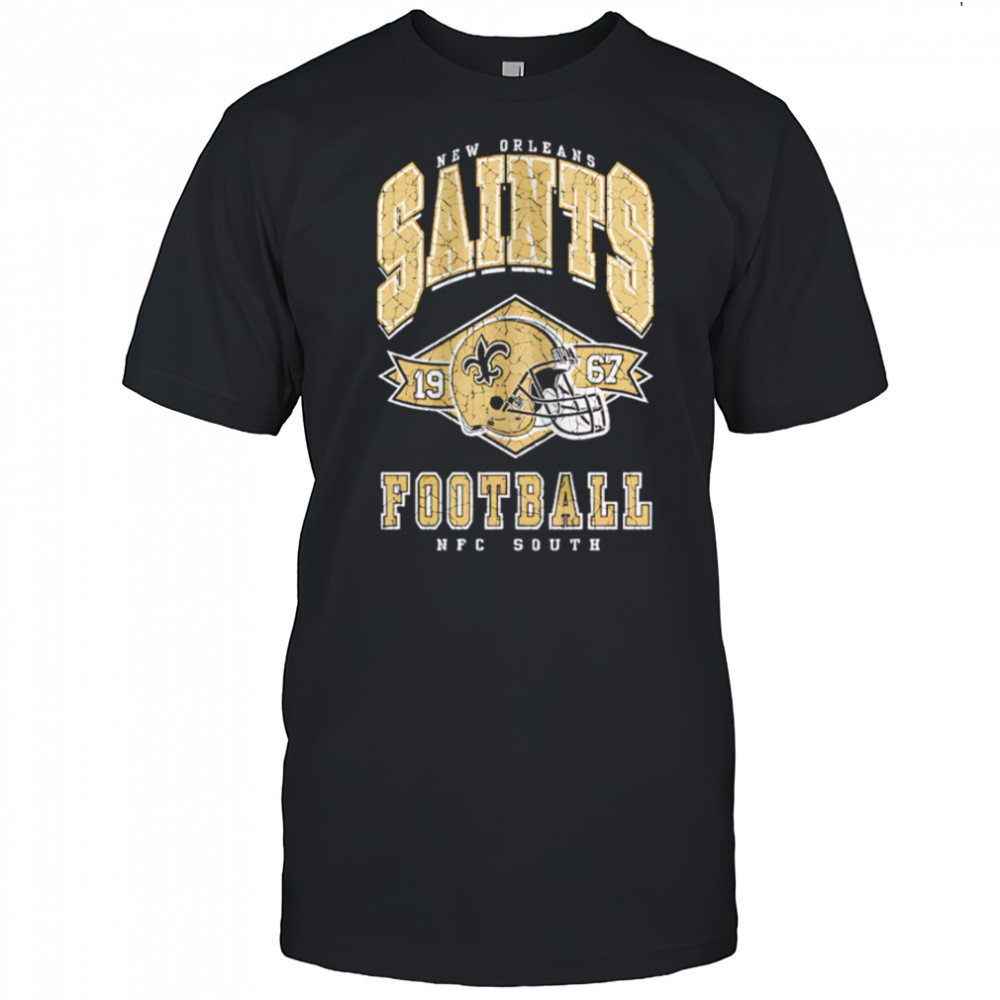New Orleans Saints Football NFC South 1967 helmet shirt