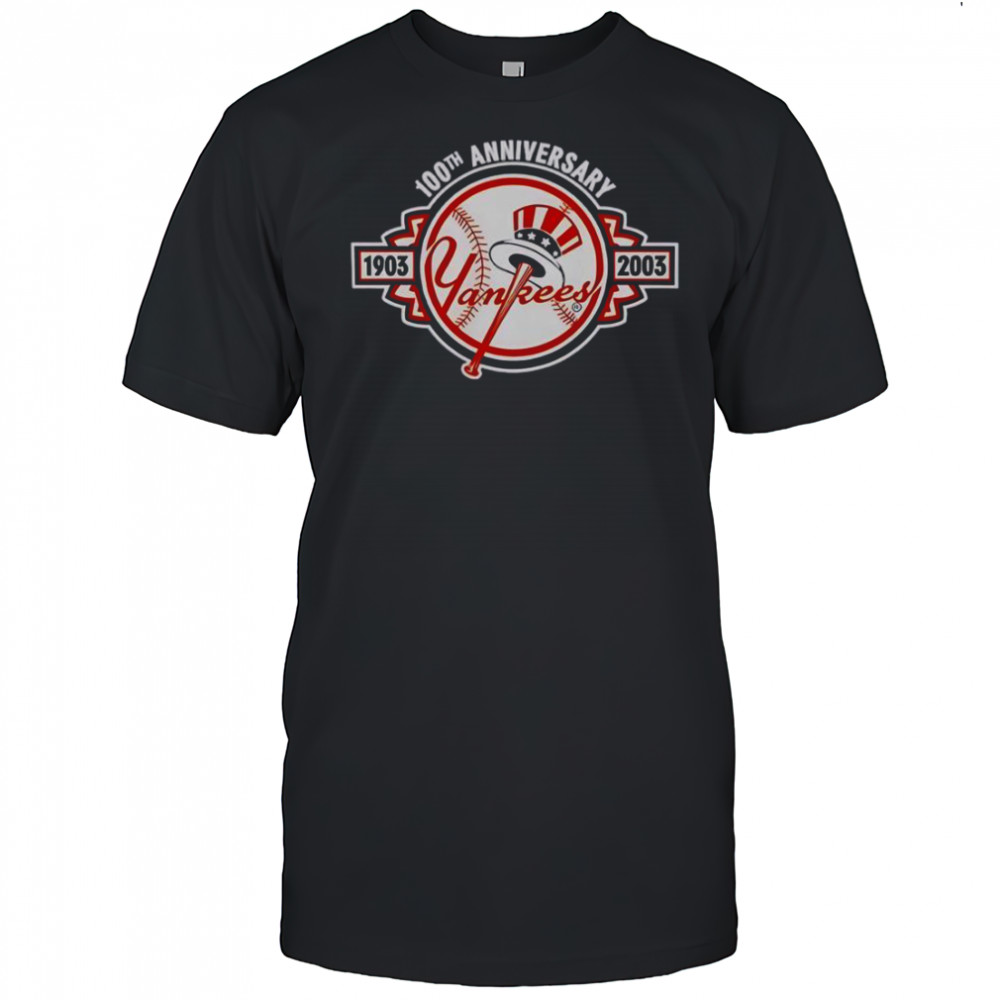 New York Yankees 1903-2003 100th Anniversary T-Shirt