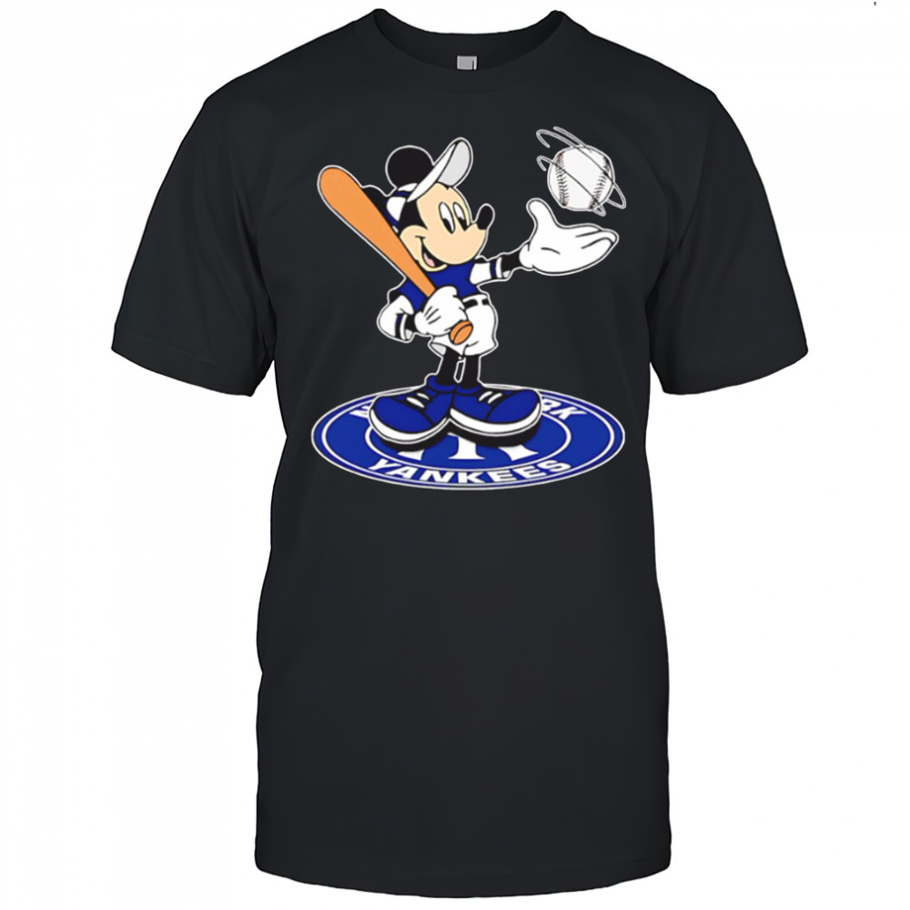 New York Yankees Cheerful Mickey Disney shirt
