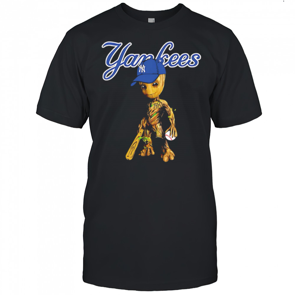 New York Yankees Groot Guardians Of The Galaxy Baseball Cap shirt