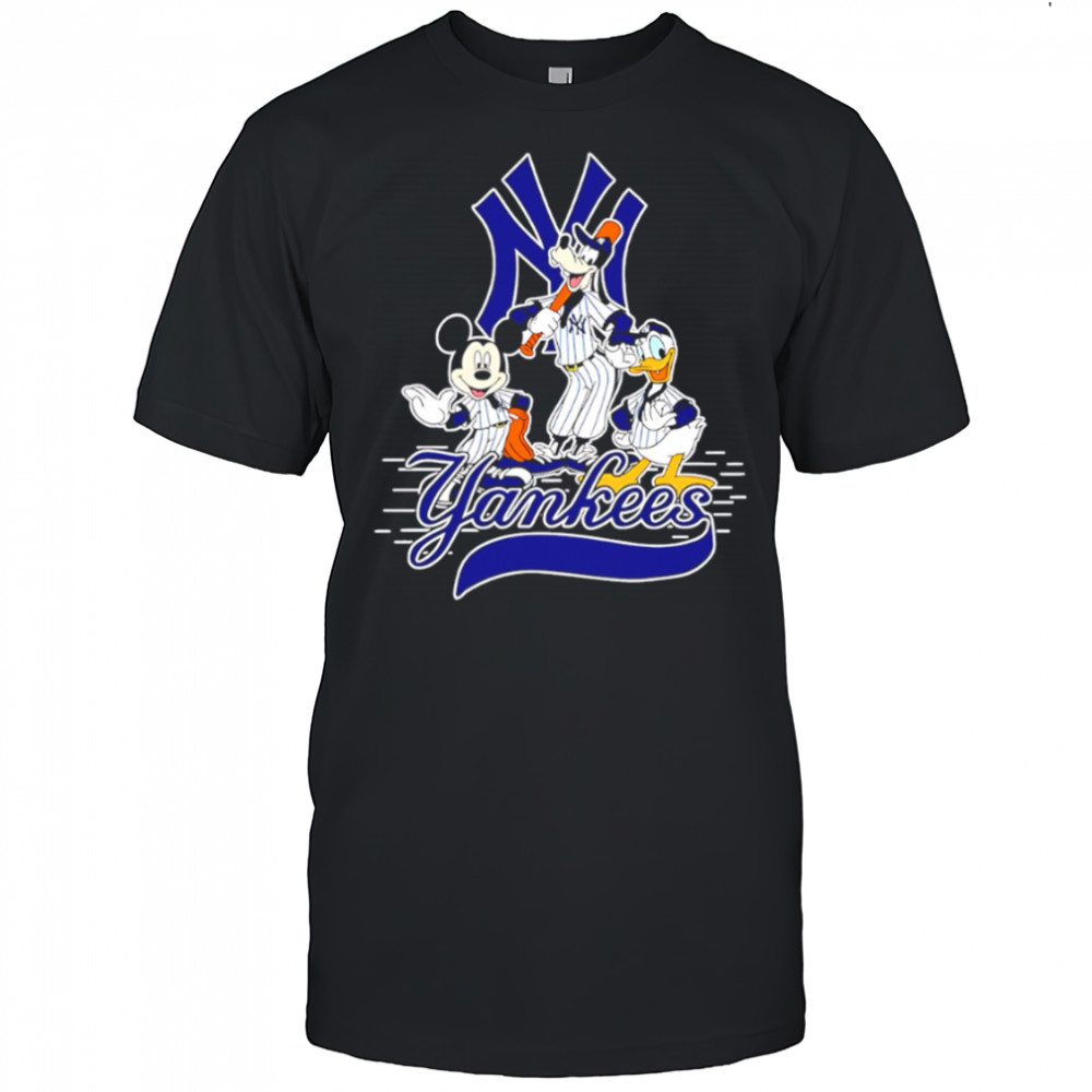 New York Yankees Mickey Mouse Donald Duck Goofy Champions shirt