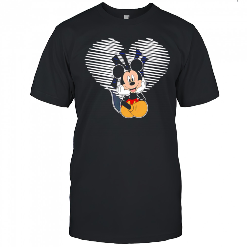 New York Yankees Mickey Mouse Love Yankees Baseball shirt