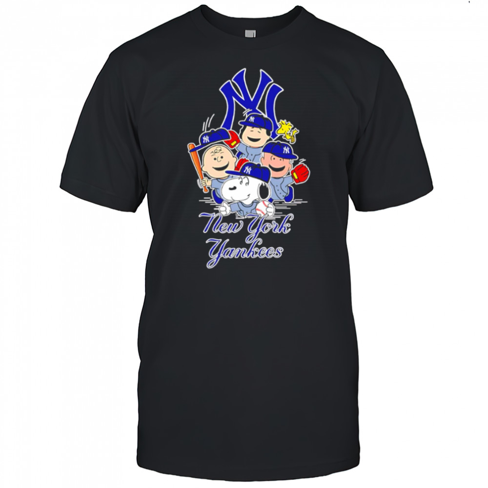 New York Yankees Snoopy Charlie Brown And Friends The Peanuts Baseball shirt