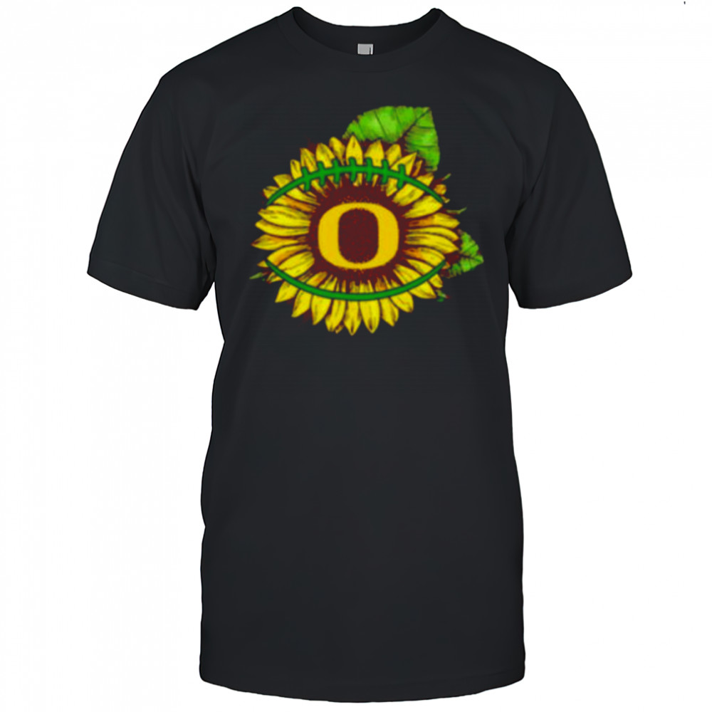 Oregon Ducks sunflower football shirt