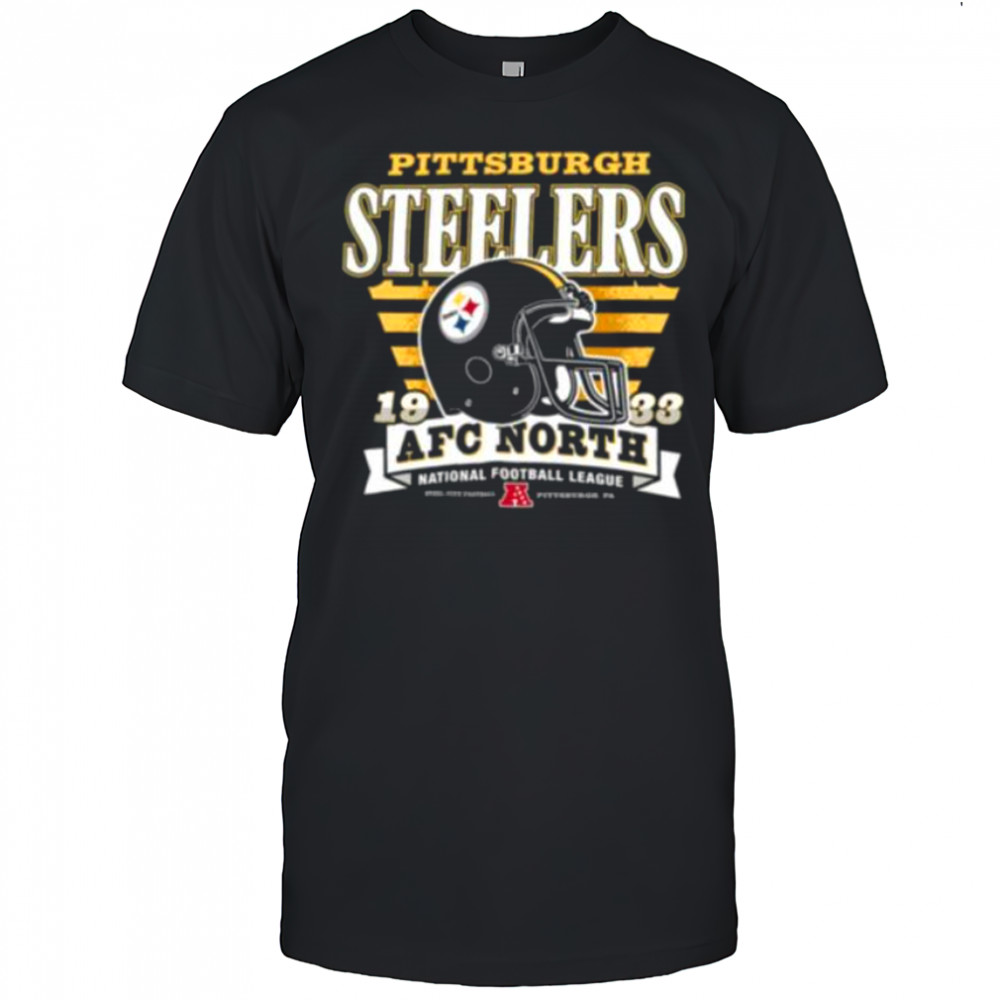 Pittsburgh Steelers Stripe Splash Franklin Throwback T Shirt