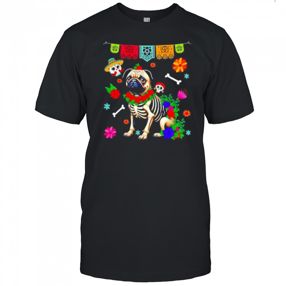 Pug Halloween Christmas shirt
