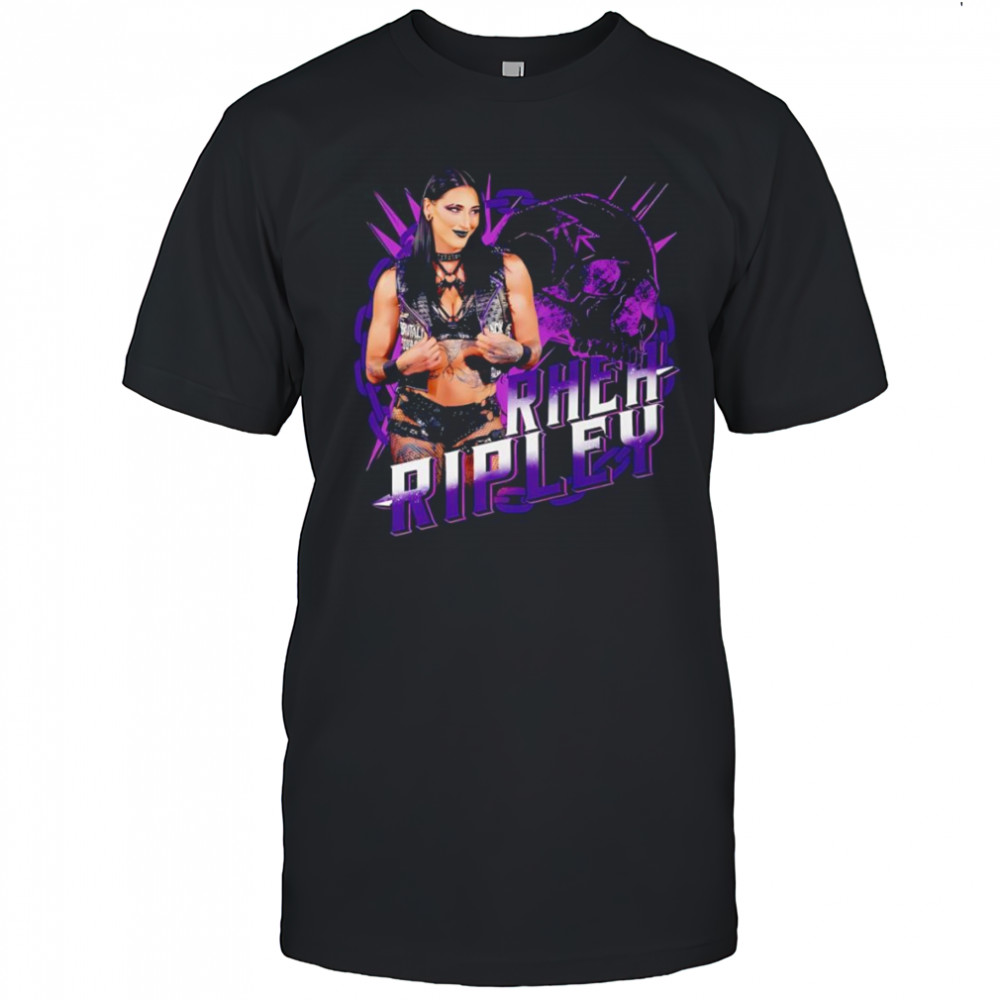 Rhea Ripley skull shirt